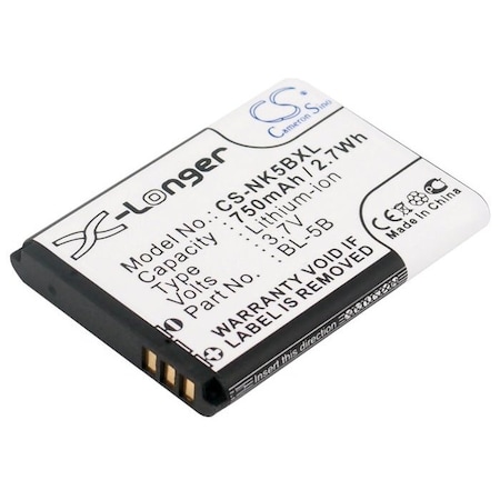 Bsc Preferred Alcatel One Touch S680 OT-S680 750mAh Camera Replacement Battery CS-NK5BXL.1